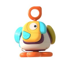 嬰兒忙碌球 六面體玩具 蒙氏早教玩具 曼哈頓手抓球, 橙色小鳥, 1個