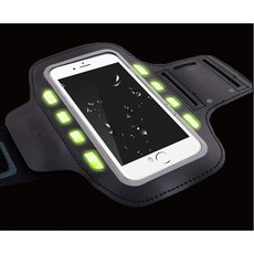 운동 러닝 스마트폰 팔뚝포켓 투명창 LED암밴드 팔에차는백 휴대폰케이스 방수 안흐르는 예쁜