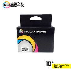 INKU 黑色環保墨水匣 C8727A, 1個, HP 27