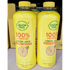 레몬트리 착즙 레몬주스, 2개, 1L