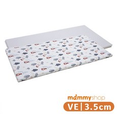 享居DOTDOT- VE嬰兒護脊床墊 (3.5cm) 布套 -樂趣叢林 德國綿體 天絲布套居家專用, 1個, VE嬰兒護脊床墊,60x120x3.5cm