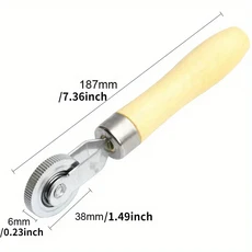 자동차 타이어 수리 키트 롤러 패치 나무 손잡이가 있는 오토바이 휠 도구 액세서리용, 03 1Pc S