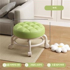 앉은뱅이 바퀴의자 도배 청소 걸레 무빙 이동식, 1개, R. 낮은 의자 녹색