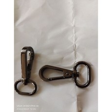 愛心手工材料鋪 D-098 皮革提把勾扣 -2公分 高品質織帶勾扣 DIY手工藝材料, D-098-2公分槍黑色, 古掃 白金色 以及淺金色