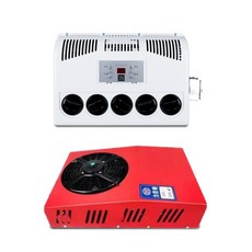 무시동에어컨 DC 에어컨 12v 차박용 에어콘 냉매주입 발송가능, 24V, 옐로우 기본형