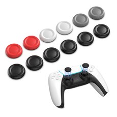 이이네 PS5 듀얼센스 컨트롤러 조이스틱 교체 캡 12p 세트 플스4 플스5 컨트롤러 교체용 스틱커버, 1세트, 스틱캡 12개입, L1256