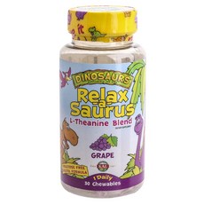 Kal 休閒小恐龍L-茶胺酸配方錠, 30顆, 1罐