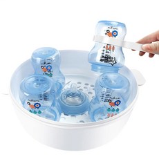 젖병 전자레인지 u2013 재사용 가능한 스팀 살균기 용기 보관 정리함 | 젖병용 찜기 펌프 부품