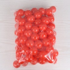 CC優質 抽摸獎球 開口球 摸獎箱子 搖獎球 乒乓球 空心球 課可打開 抽簽 家庭游戲, 4cm紅色開口球50個, 1個