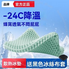 久坐蜂窩透氣椅墊 冰涼感凝膠坐墊 散熱 透氣屁墊, 【30*23】5倍透氣小號款,店鋪促銷-【冰感蜂窩凝膠坐墊】-特價搶