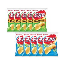포카칩 오리지널 66g x 5p + 어니언맛 66g x 5p, 어니언+오리지널, 1세트