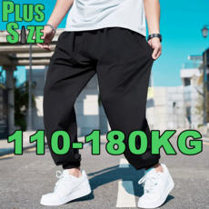 남자 빅사이즈 여름바지 기지바지 조거 트레이닝 팬츠 5XL 6XL 7XL 남성용 운동복 츄리닝 사계절용 작업바지