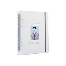 透明活頁票根收集冊，照片票據收納本，簡約風手帳素材整理冊, 02偶像, 1個