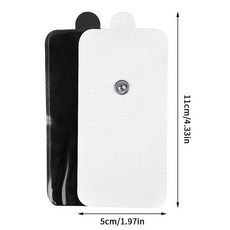 전기 자극 전극 패치 자가 접착 펄스 스티커 근육 자극기 침술 마사지기 교체용, 기본, 2. A3