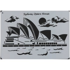 型染版(Stencil)-蝶古巴特diy-簍空模板-塗鴉模版-繪畫模版，輕鬆打造獨特風格，激發無限創意, 1個, A40-0582