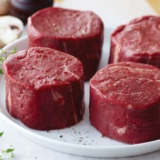 안심스테이크 4cm 소고기 소안심 스테이크용 헬스 스테이크고기 수비드 이유식, 200g, 1개