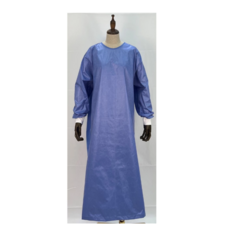 拋棄式無紡布手術衣 長袖隔離衣 防護工作服 實驗衣