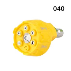 高壓清洗機多功能六合一噴嘴, 黃色040
