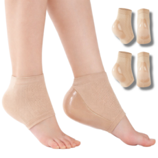 에브린 뒤꿈치실리콘패드 각질 보습양말, 100g, 1개, 2개입