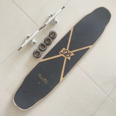 DB 長板滑板 43英寸 採用全竹纖維面板 堅韌耐用 搭載進口輪, 如圖所示, 1個