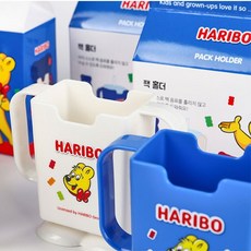 하리보 음료 팩 홀더 125ml, 아이보리, 1개
