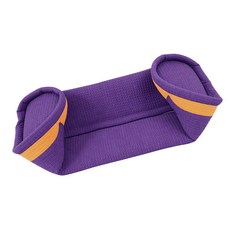 자미코코 피그먼트 원형 메밀베개 베개커버, 보라