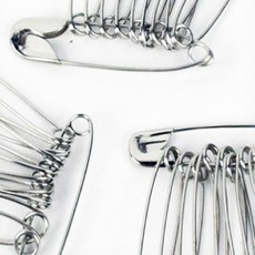 세탁소보조용품 벌크대형옷핀 클립고정핀 수선옷삔크립 4cm 30개, 상품, 1