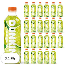 던킨도너츠 제로 아이스티 샤인 앤 라임, 500ml, 24개