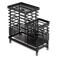 304不鏽鋼刀具筷筒收納瀝水架 多功能廚房餐具收納盒 筷子刀具瀝水架, SWD53B, 1個