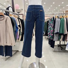 벨라디터치 밴딩 와이드 포켓 데님 팬츠 V3F1SL28_GN 683234