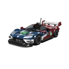 몰드킹 포드 GT 르망 우승 347PCS 스피드챔피언 케이스포함 호환블록 국내, 1개