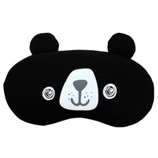 냉온찜질 기능이 있는 아이스팩 아이 마스크 수면용 아이패치 편안함 차광 휴식, Bla