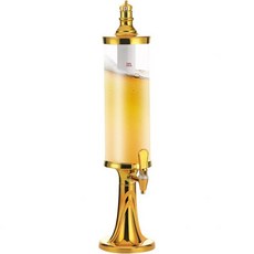 맥주 타워 3L102온스 - 스피갓 아이스 튜브 마가리타 타워 미모사 타워 파티용 완벽한 음료 디스펜서 음료 타워 맥주 3L 파인트 - 구리 함유, 맥주 타워 3L102온스 - 스피갓 아이스 튜브 마가리