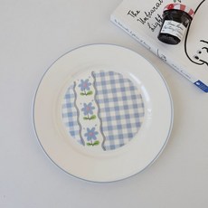 타원형 빈티지접시 카페 디저트플레이트, 1개