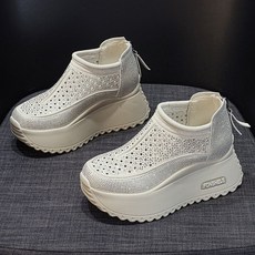 페이준 여성 봄 여름 7CM 펀칭 샌들 캐주얼 캐주얼 스니커즈 숏커즈 LN3877