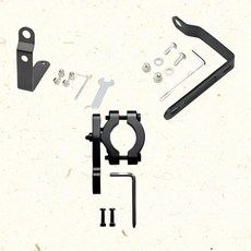오토바이 컵홀더 부속품 백미러형 핸들바형, SPS, 블랙