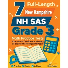 (英文圖書)7 Full-Length New Hampshire NH SAS Grade 3 Math Practice Tests: Your Path to Con... 平裝版, Effortless Math Education, 英文