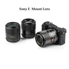 VILTROX 13/33/56mm F1.4 APS-C 자동 초점 인물 사진용 고정 카메라 렌즈 (소니 E 후지 XF 니콘 Z 마운트, 03 Sony E mount, 01 56MM F1.4