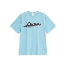 매장정품 푸마 PUMA x OPEN YY 그래픽 티 - 실버 스카이 940969-01 495503