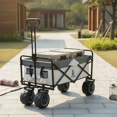 가정용 접이식 웨건 짐캐리어 이동카트 구르마 핸들카 짐수레, 1개, 1jsb 3S 웨건 중