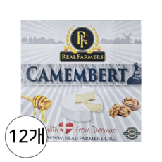 [묶음상품]리얼파머스 까망베르 치즈 125g X12개, 12개