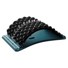 LTUMHGCR 등 스트레처 허리 통증 완화를 위한 등 크래커 디스크 탈출 좌골 신경통 척추측만증을 위한 다단계 조절 가능한 척추 보드(블랙), 1개, 색상: 1. Black-1PCS / 크기: C. XXL