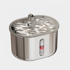 LIFE Pet 全304不鏽鋼水龍頭犬貓大容量飲水器2.5L(附濾芯) FT006 寵物飲水機『WANG』, 1個, FT006不繡鋼飲水器2.5L