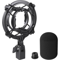 세이렌 미니 쇼크 마운트를 위한 맞춤 제작 2026년 진동 방지 서스펜션 탄성 마운트 홀더 클립 마이크 스탠드와 호환 가능, AT2020 Shock Mount