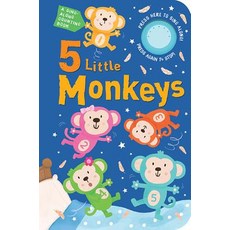 (영문도서) Five Little Monkeys Board Books, Tiger Tales