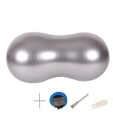 작은 필라테스 공 PVC 15cm 안티 버스트 피트니스 요가 체조 운동 코어 훈련, 01 보라색, 01 Grey