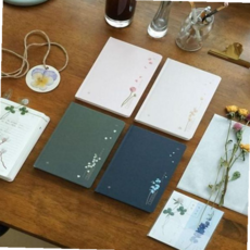 기념일 일기장 선물세트 인도사이다 꽃길여담 꽃말일기 백일 59000EA 1EA, 은방울