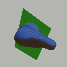 Dr.air 智能氣流舒壓登山車氣墊坐墊套, 藍色