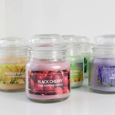 THS 더허브샵 천연소이자캔들S 80g 25Hr 14종택1, 담배화장실냄새 03723, 3개