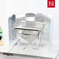 노마드 초대형 버너 바람막이 높이 40CM 낚시 캠핑 대형 바람막이, 1개